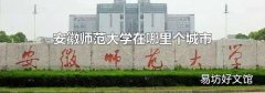 安徽师范大学在哪里个城市