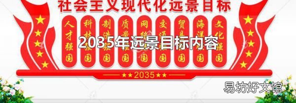 2035年远景目标内容