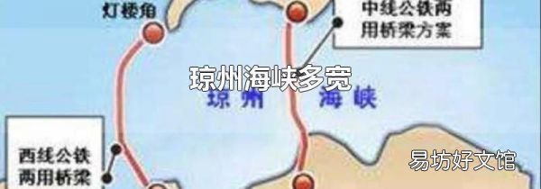 琼州海峡多宽