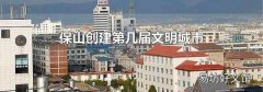 保山创建第几届文明城市