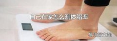 自己在家怎么测体脂率