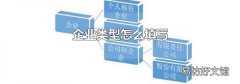 企业类型怎么填写
