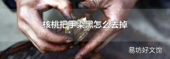核桃把手染黑怎么去掉