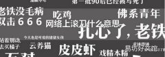 网络上滚刀什么意思