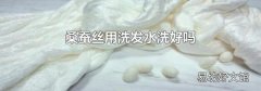桑蚕丝用洗发水洗好吗