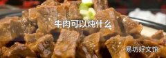 牛肉可以炖什么