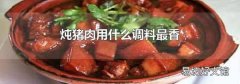 炖猪肉用什么调料最香