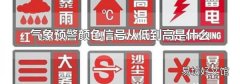 气象预警颜色信号从低到高是什么