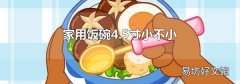 家用饭碗4.5寸小不小