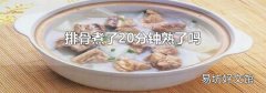 排骨煮了20分钟熟了吗