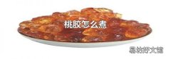 桃胶怎么煮