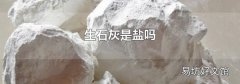 生石灰是盐吗