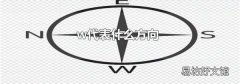w代表什么方向