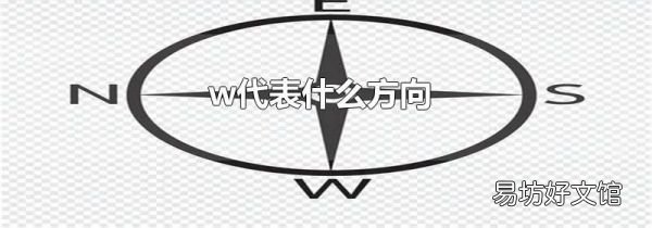 w代表什么方向