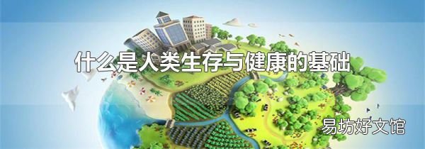 什么是人类生存与健康的基础