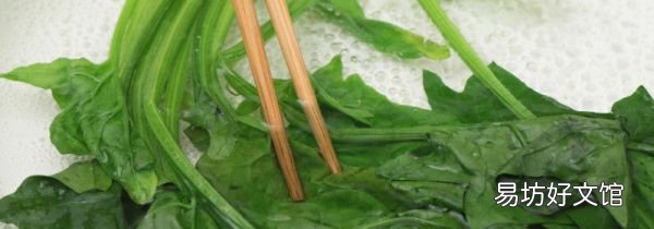 菠菜水泡黑色衣服步骤