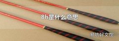 8h是什么意思