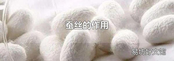 蚕丝的作用