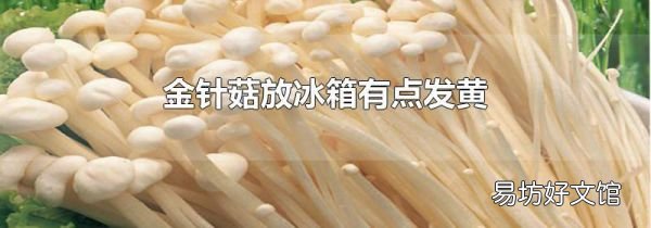 金針菇放冰箱有點(diǎn)發(fā)黃