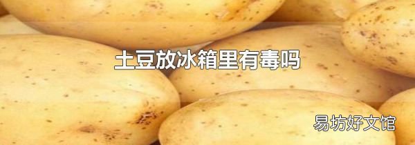 土豆放冰箱里有毒吗