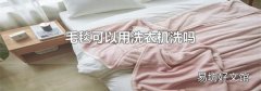 毛毯可以用洗衣机洗吗