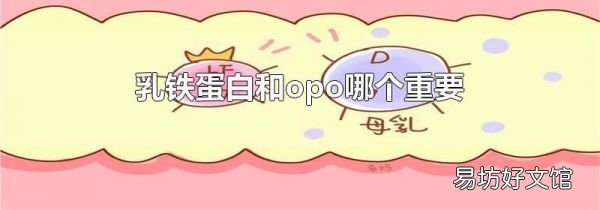 乳铁蛋白和opo哪个重要