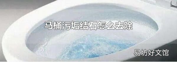 马桶污垢结石怎么去除