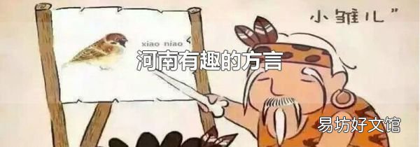 河南有趣的方言