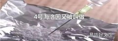 4号海洛因又被叫做