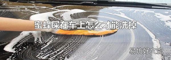 蜜蜂屎在车上怎么才能洗掉