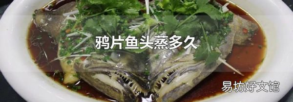 鸦片鱼头蒸多久