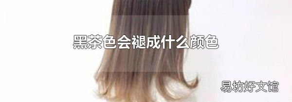 黑茶色會褪成什么顏色