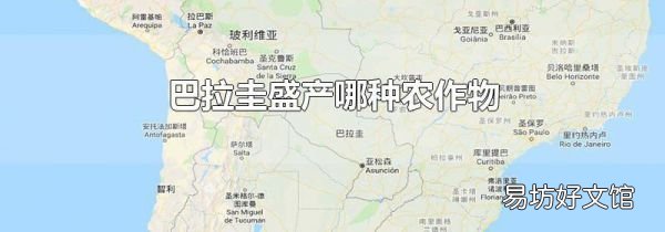 巴拉圭盛產(chǎn)哪種農(nóng)作物