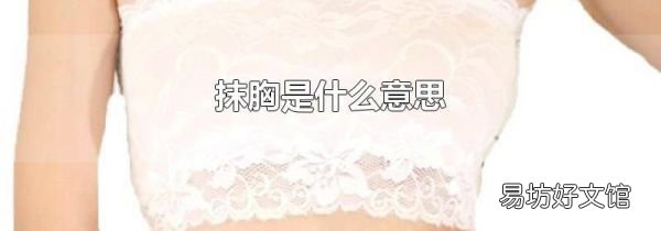 抹胸是什么意思