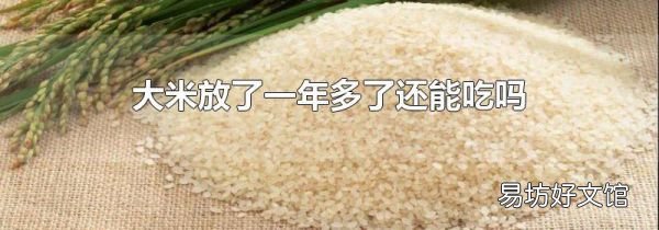 大米放了一年多了还能吃吗