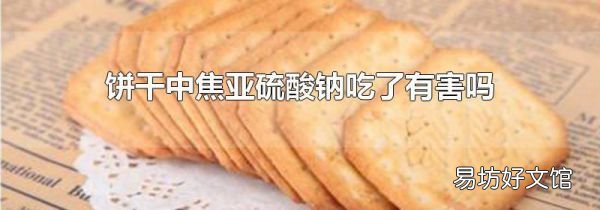 餅干中焦亞硫酸鈉吃了有害嗎