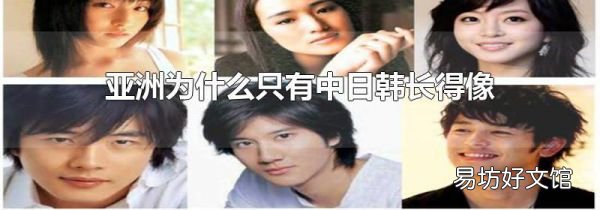 亞洲為什么只有中日韓長得像