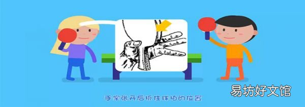 乒乓球握拍正确动作