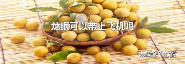 龙眼可以带上飞机吗