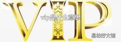 vip是什么意思