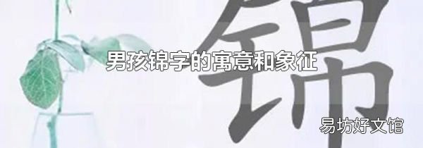 男孩錦字的寓意和象征