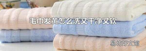 毛巾发黄怎么洗又干净又软