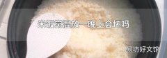 米饭常温放一晚上会坏吗