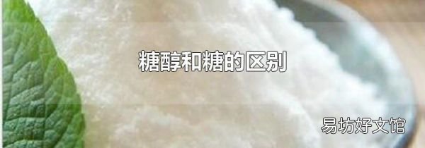 糖醇和糖的区别