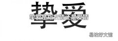 挚爱是指友情还是爱情