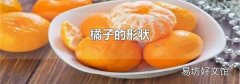 橘子的形状