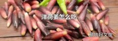 洋荷姜怎么吃