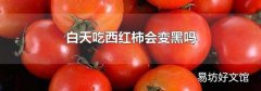 白天吃西红柿会变黑吗