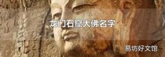 龙门石窟大佛名字