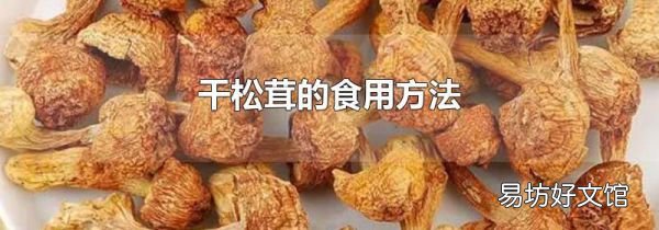 干松茸的食用方法